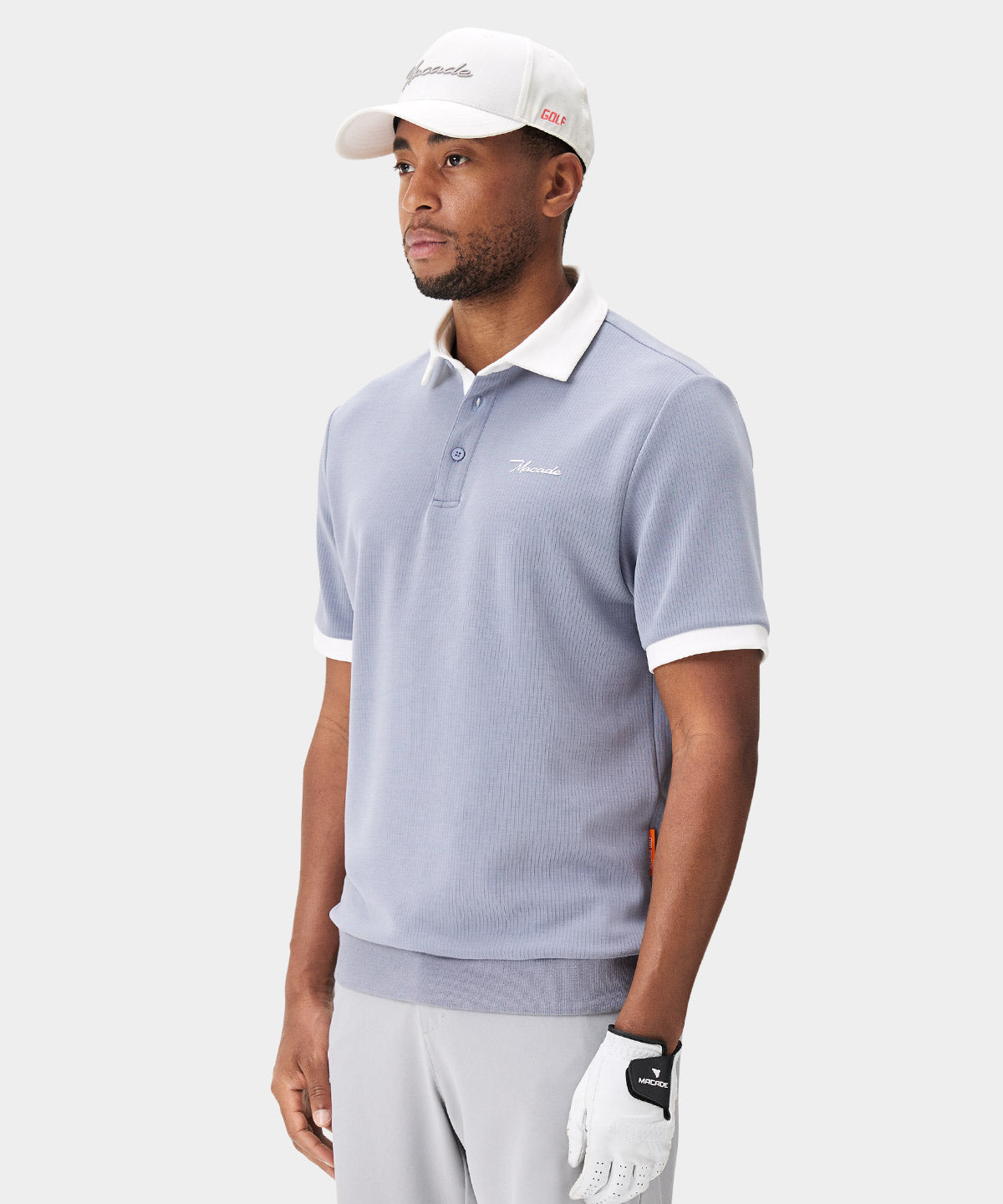 Macade Men's AR Tech Polo - Gray