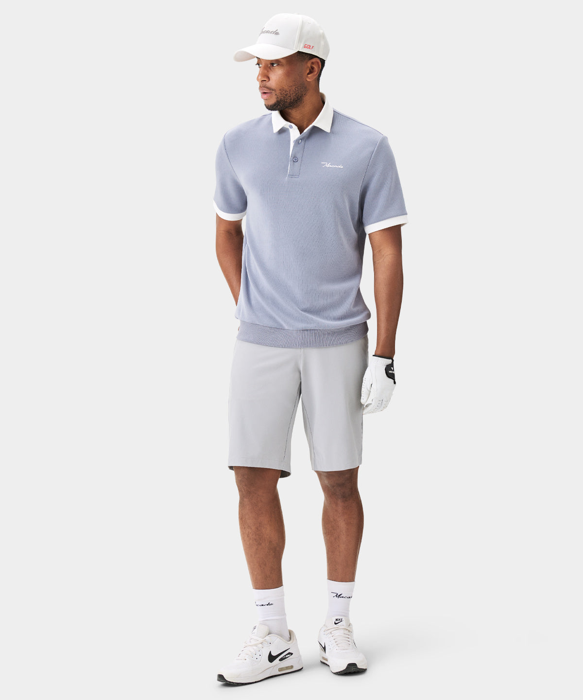Macade Men's AR Tech Polo - Gray