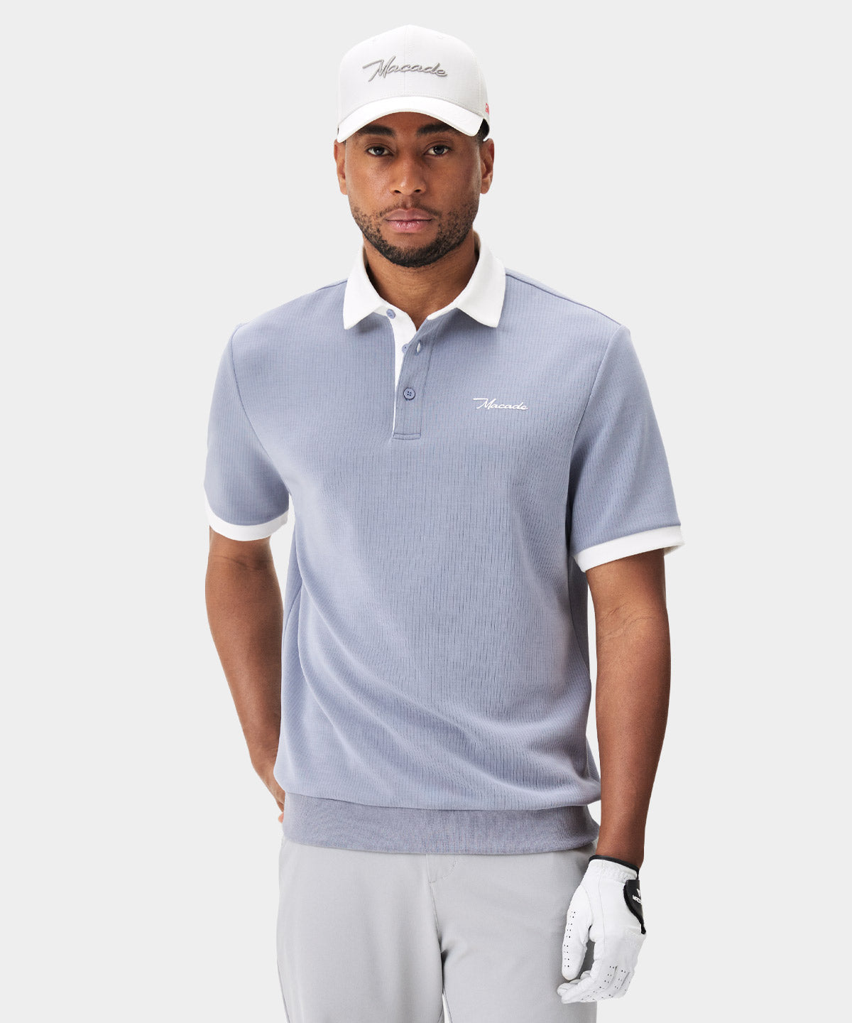 Macade Men's AR Tech Polo - Gray