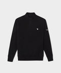 Macade Men's Bridge Merino Quarter Zip - Black