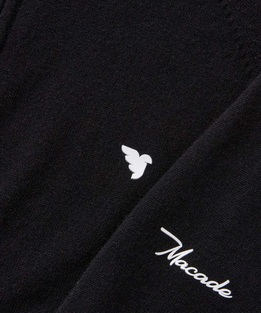 Macade Men's Bridge Merino Quarter Zip - Black