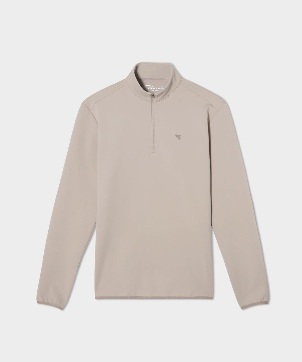 Macade Men's Therma Quarter Zip - Taupe