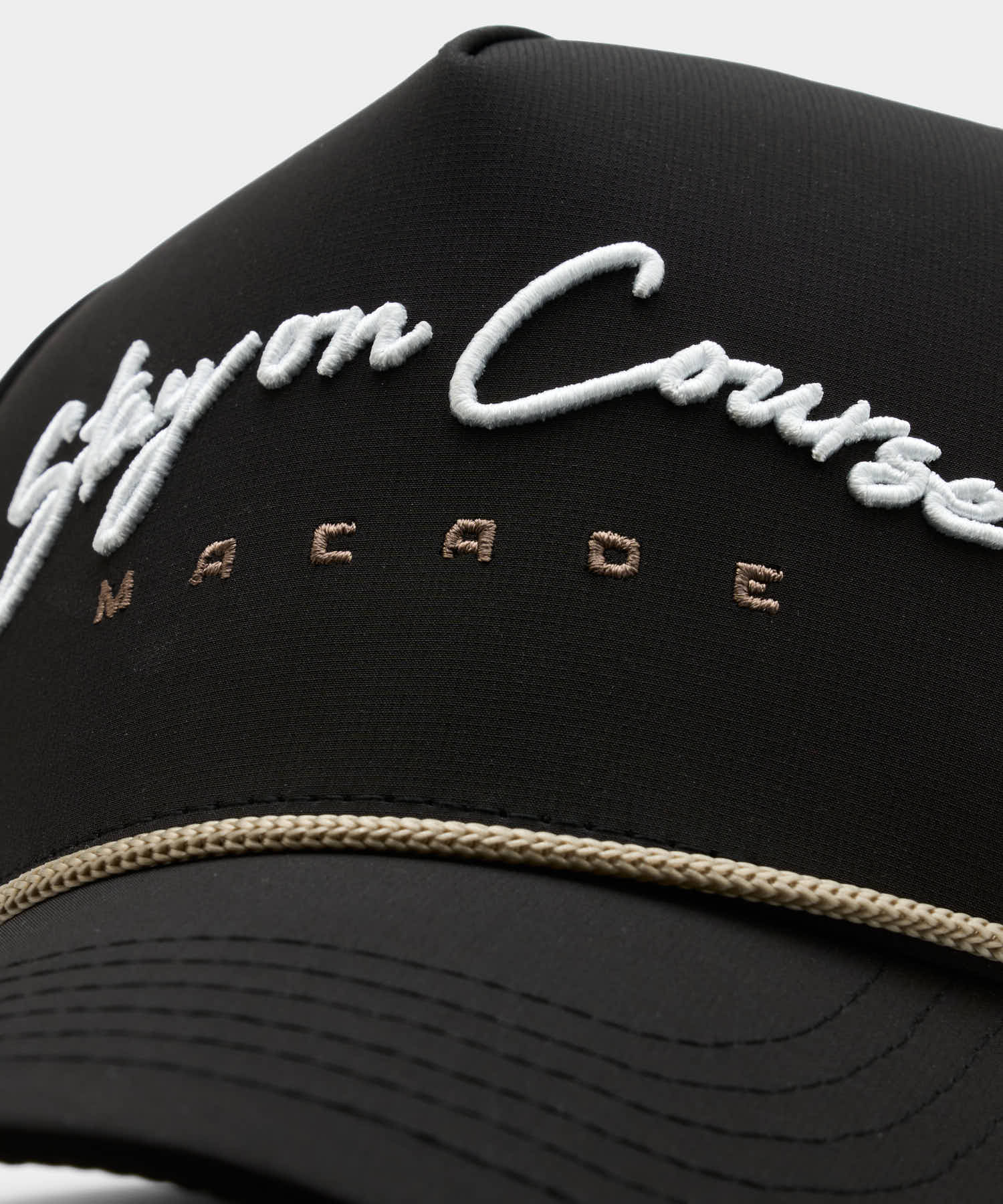 Black Rope Course Snapback