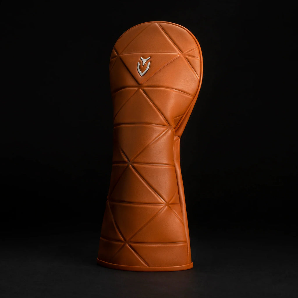 VESSEL Geometric Headcover in Smooth Brown
