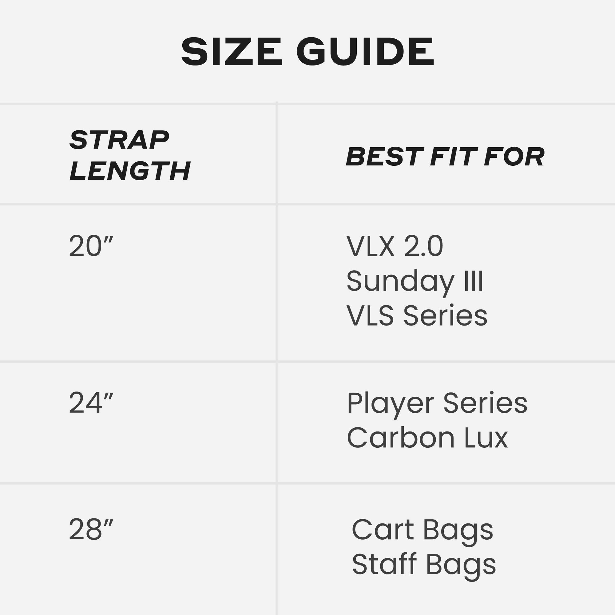 VESSEL Cart Strap Sleeve