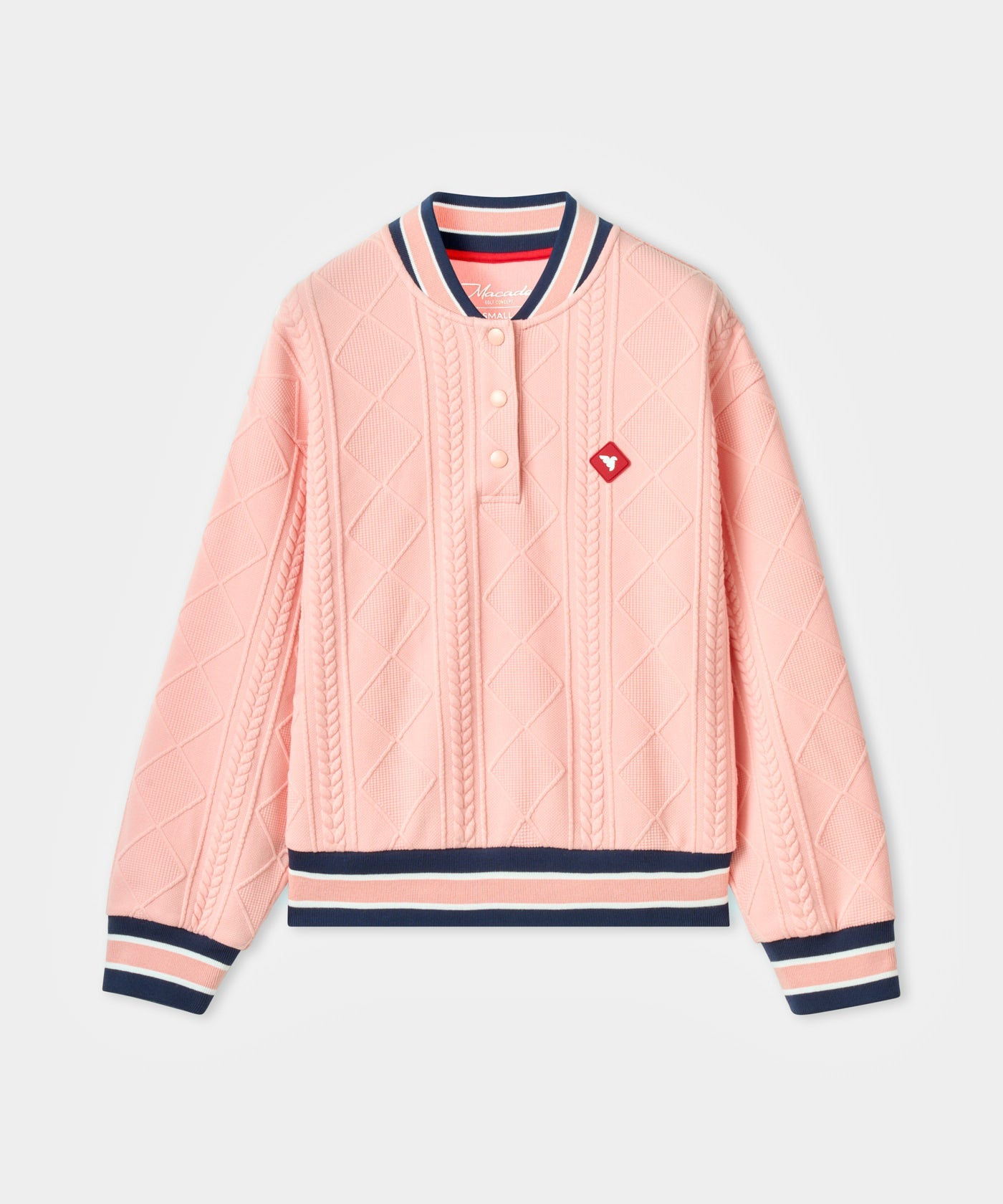 Coral TR Bomber Pullover
