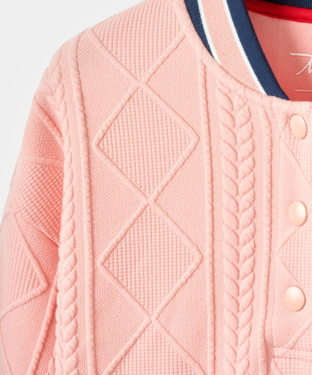 Coral TR Bomber Pullover