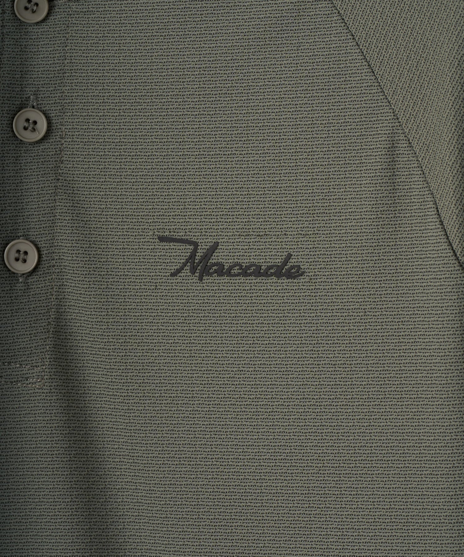 Macade Men's Crew TR Bomber Shirt - Green