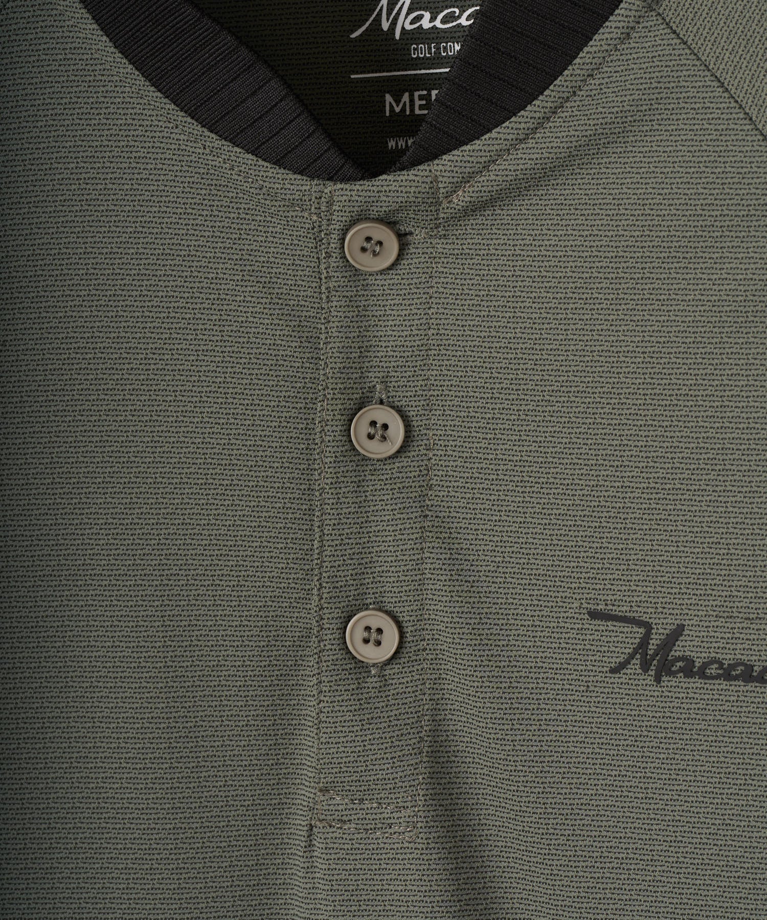 Macade Men's Crew TR Bomber Shirt - Green