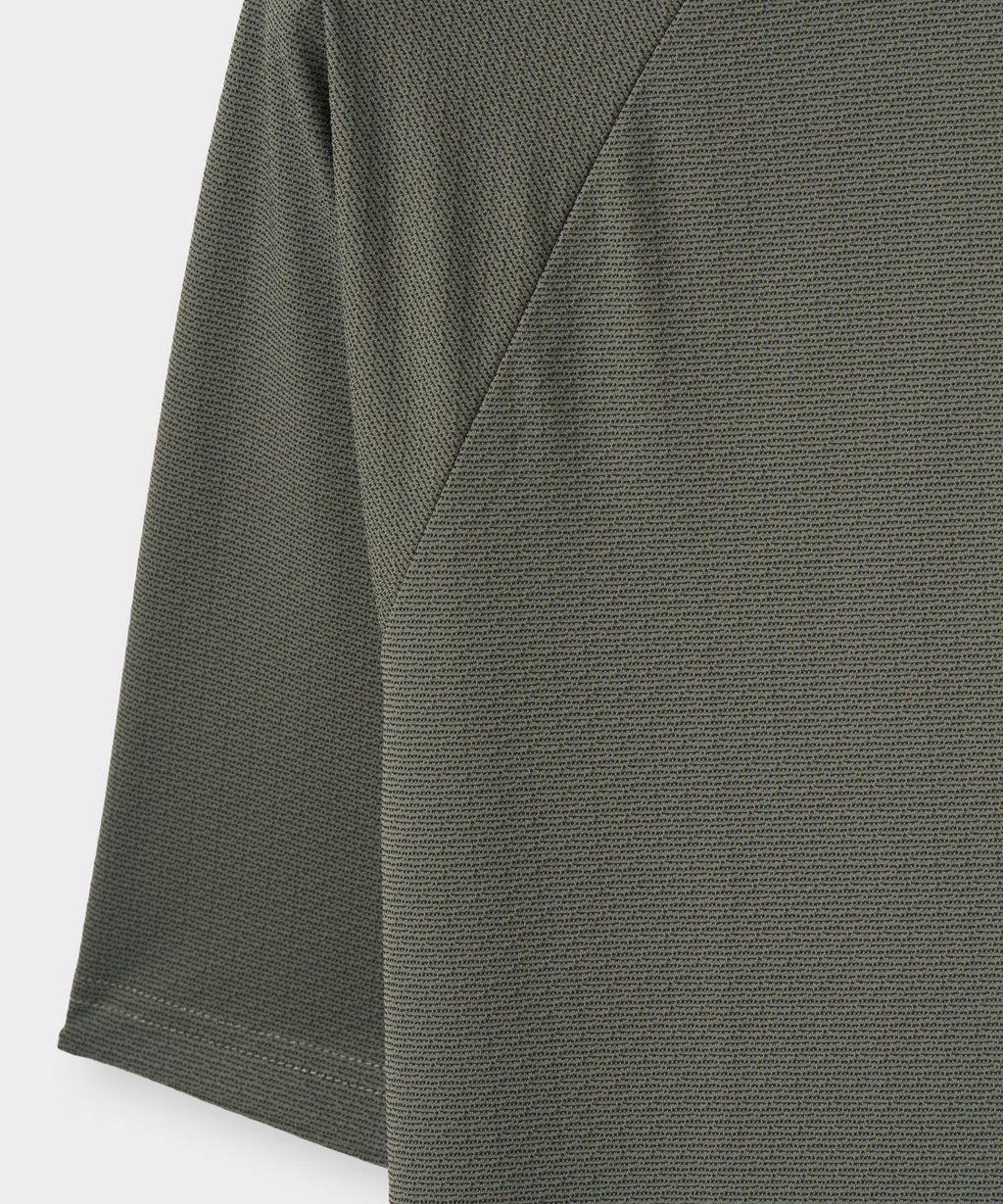 Macade Men's Crew TR Bomber Shirt - Green