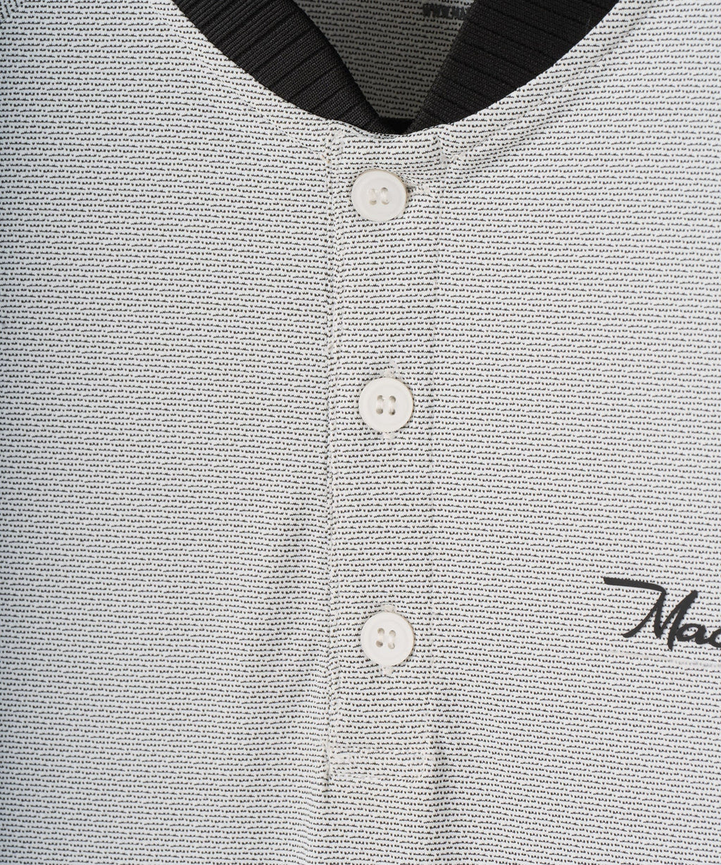 Macade Men's Crew TR Bomber Shirt - White