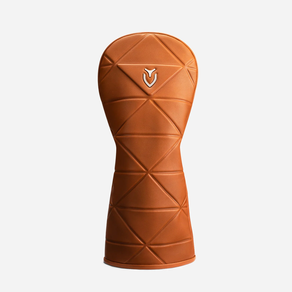 VESSEL Geometric Headcover in Smooth Brown