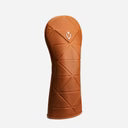 VESSEL Geometric Headcover in Smooth Brown
