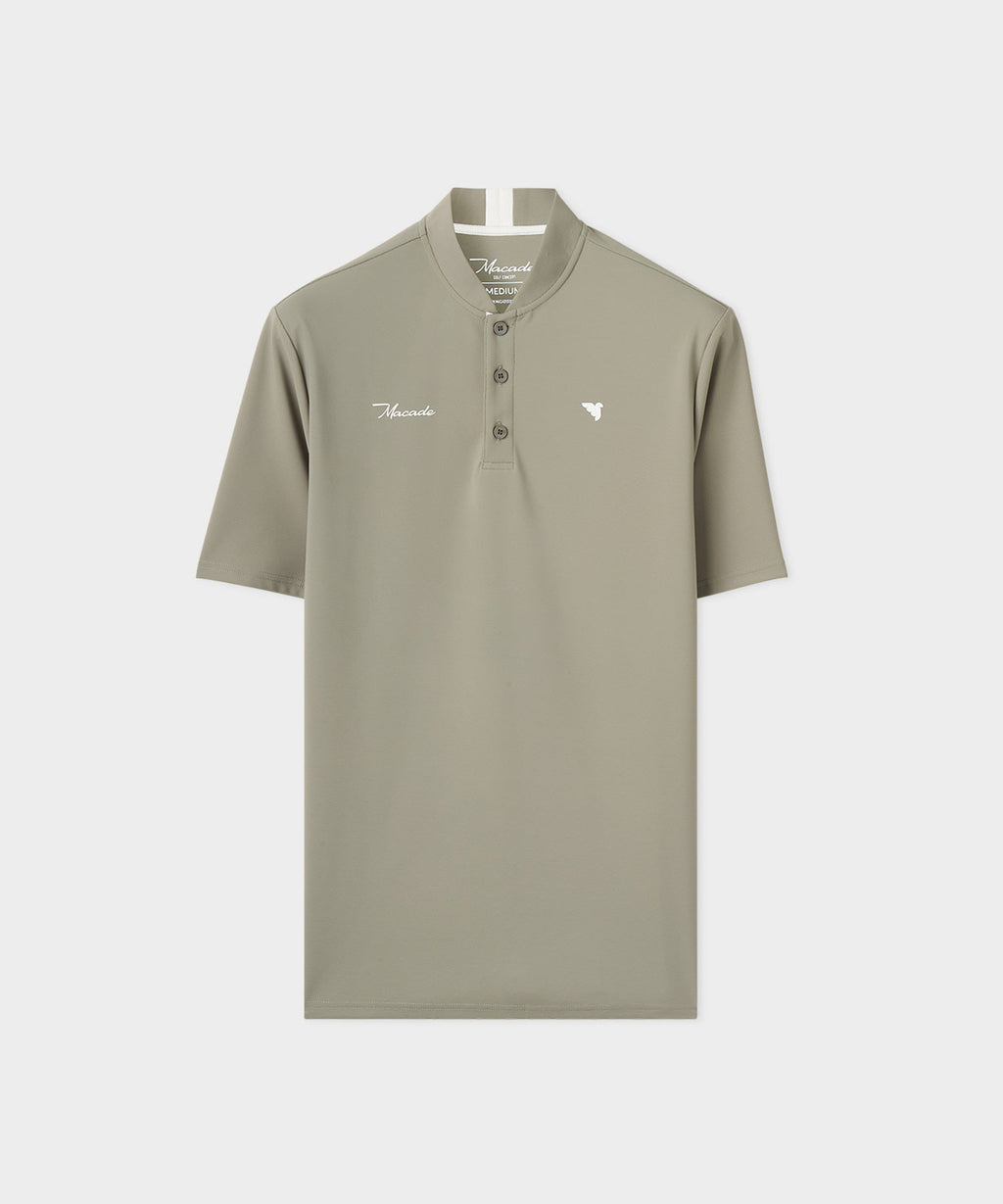 Men's Heath Bomber Shirt - Jade Green