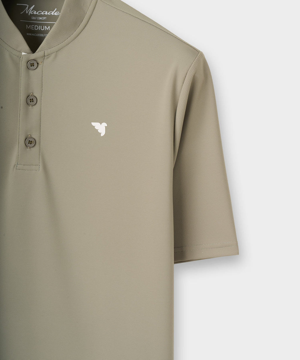 Men's Heath Bomber Shirt - Jade Green