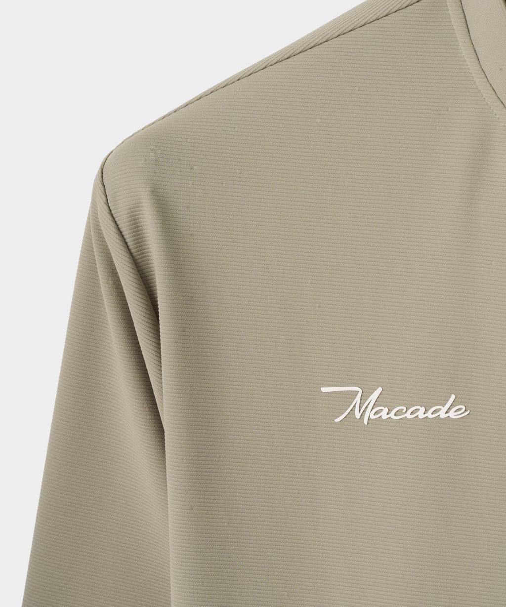 Men's Heath Bomber Shirt - Jade Green