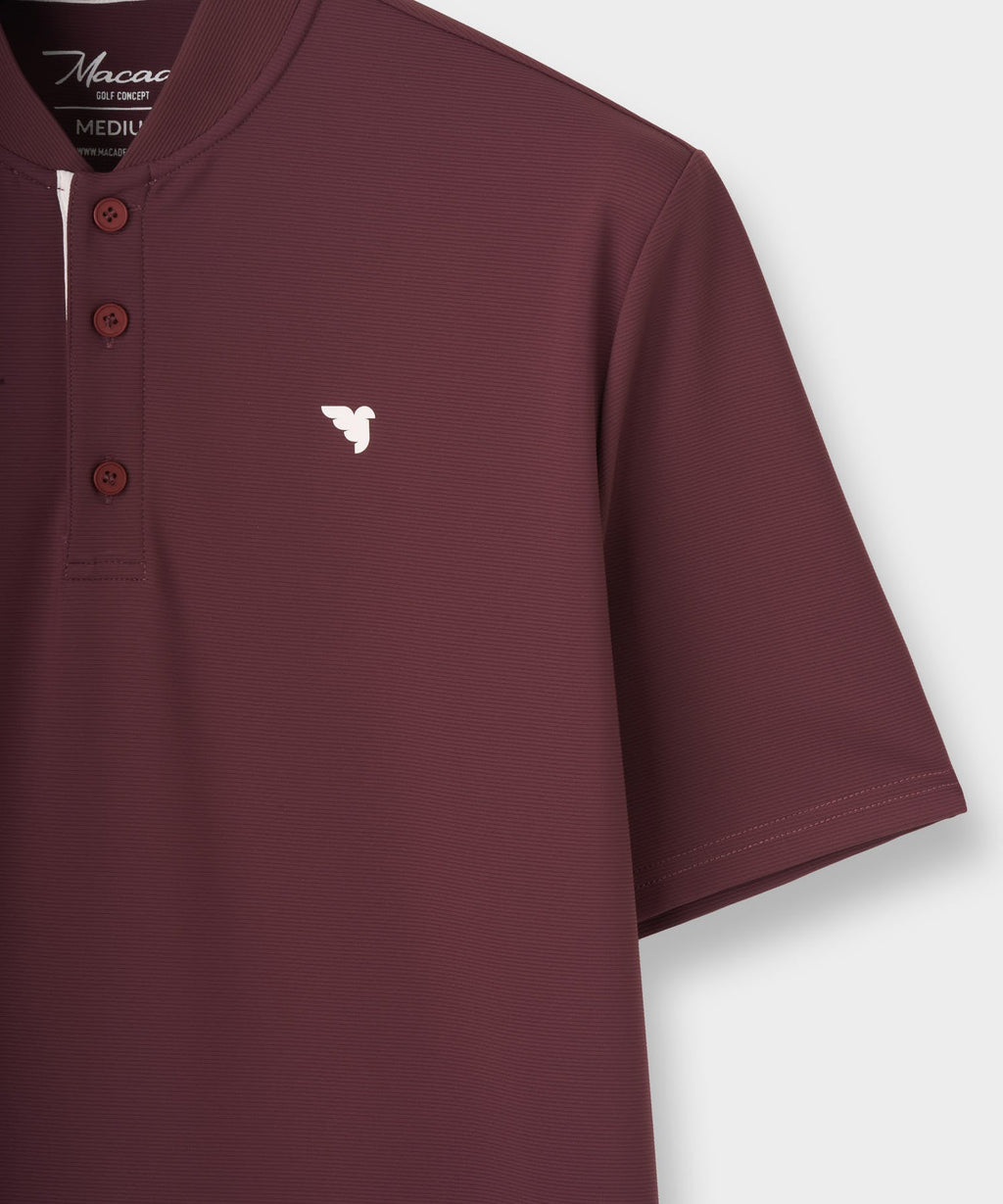 Men's Heath Bomber Shirt - Mauve