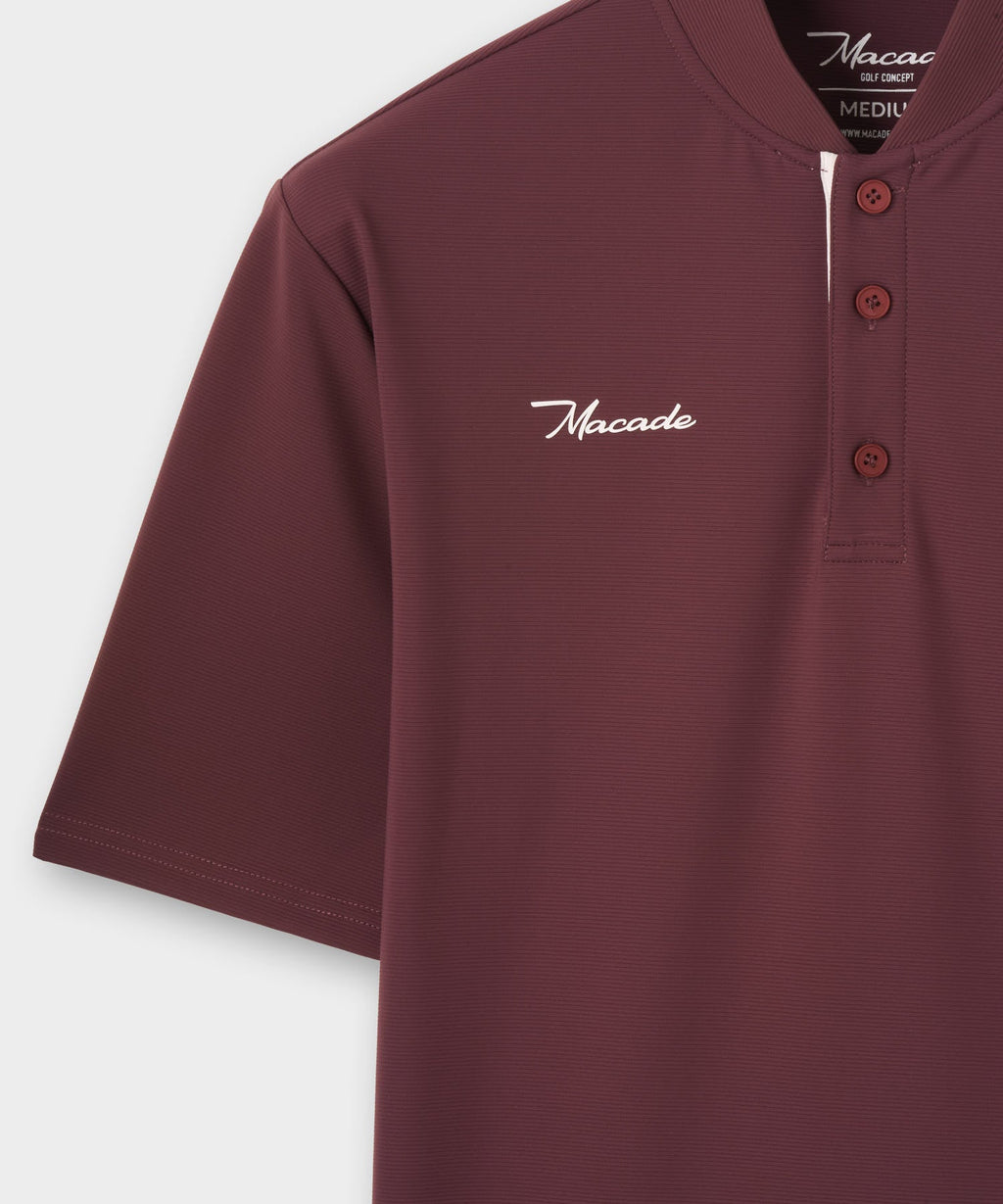 Men's Heath Bomber Shirt - Mauve