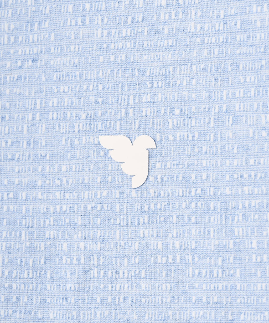 Light Blue Ridgeweave TX Shirt