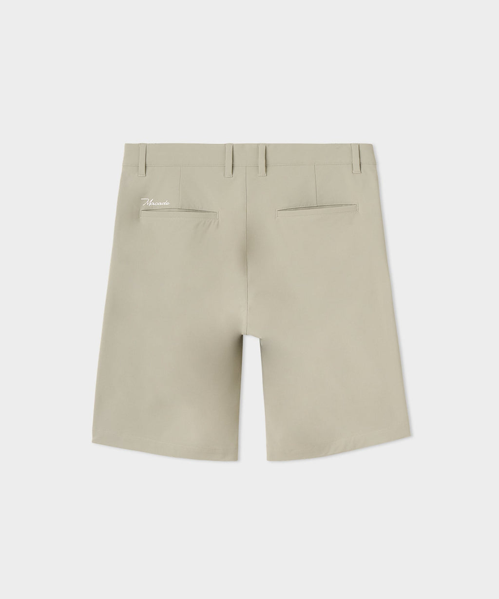 Macade Men's Four-Way Stretch Shorts - Bone White