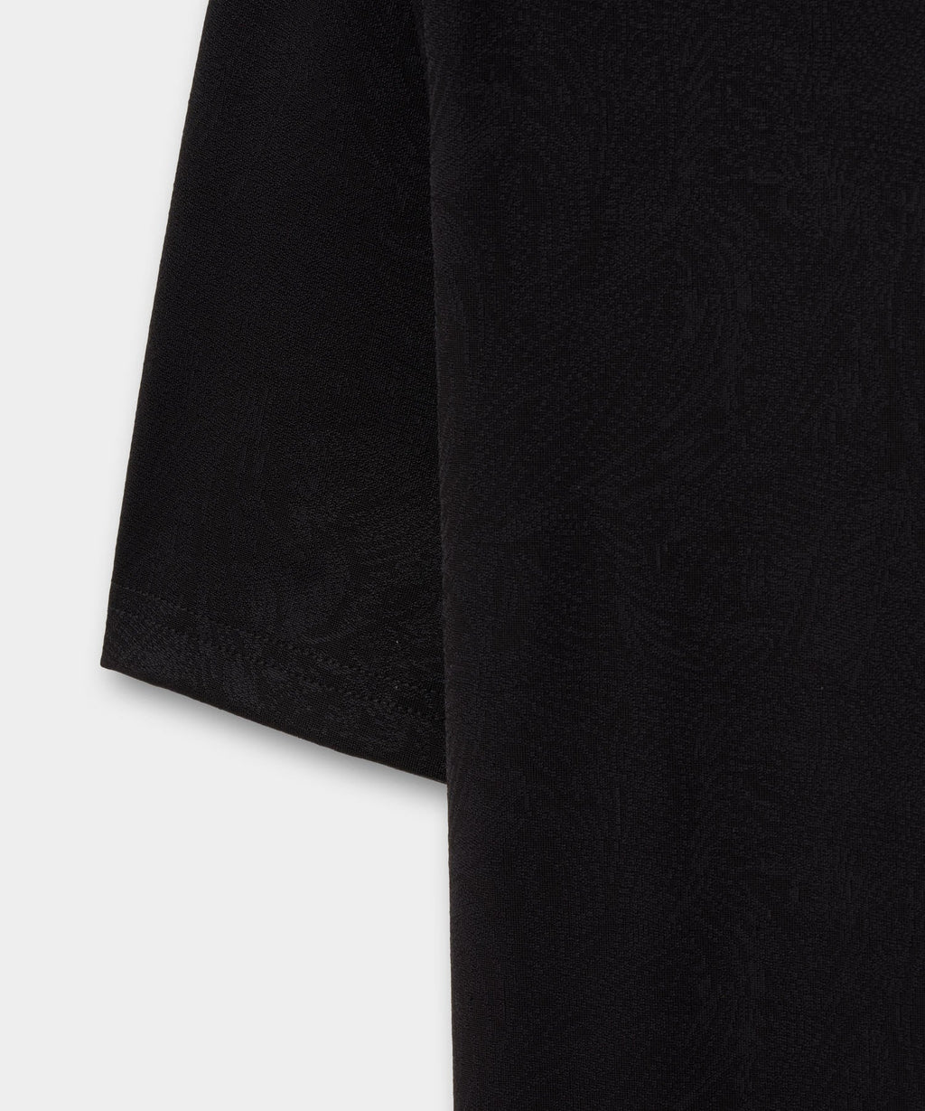 Macade Men's Paisley Core Polo Shirt - Black