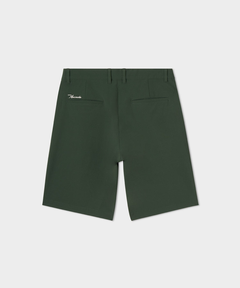 Macade Men's Four-Way Stretch Shorts - Forest Green