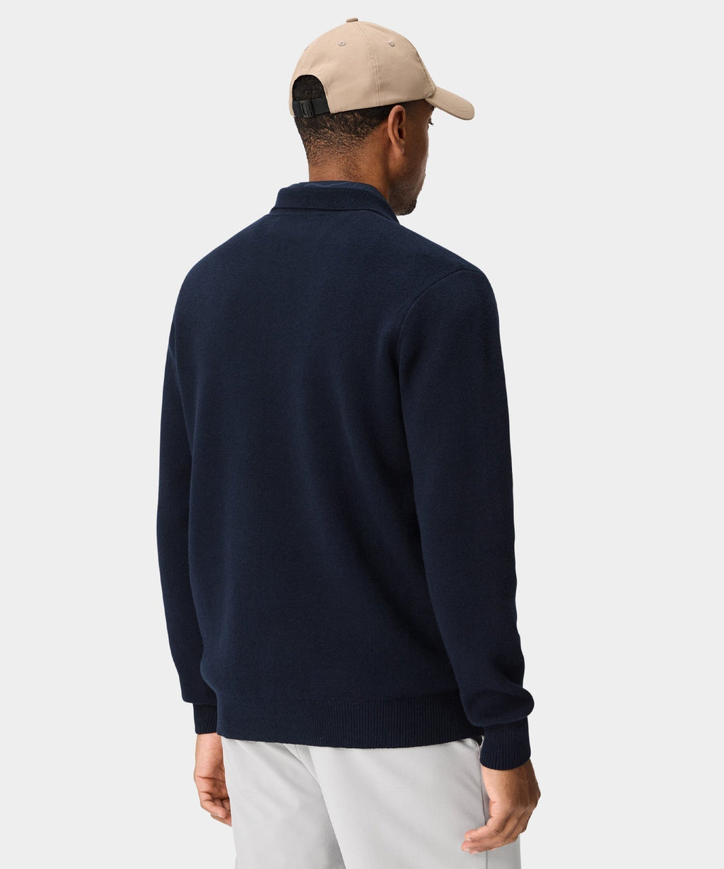 Navy Club Knit Polo