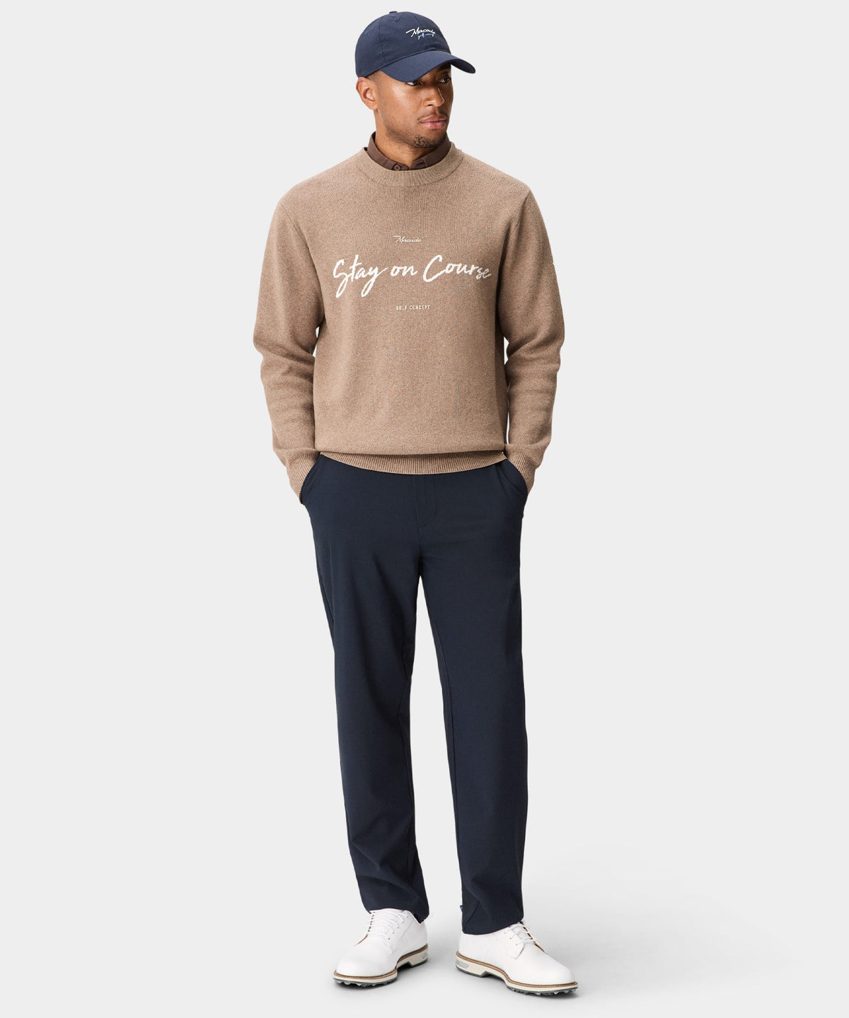 Lightweight Navy Relaxed Trouser