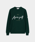 Macade Men's Intarsia Knit Crewneck - Pine Green
