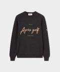 Men's Intarsia Knit Crewneck - Slate Grey
