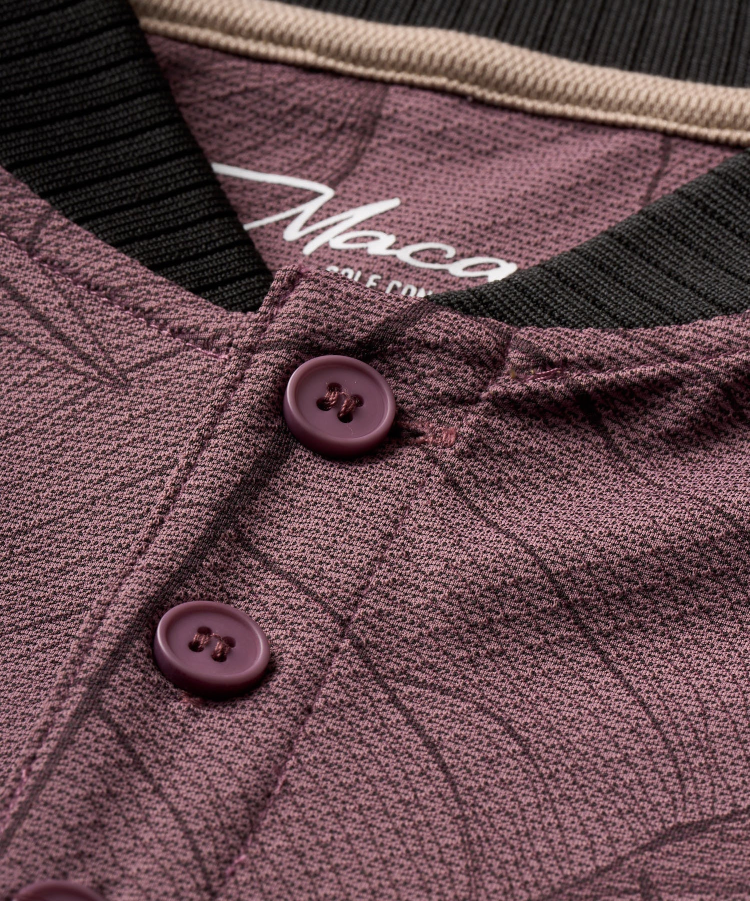 Macade Men's Crew TR Bomber Shirt - Mauve