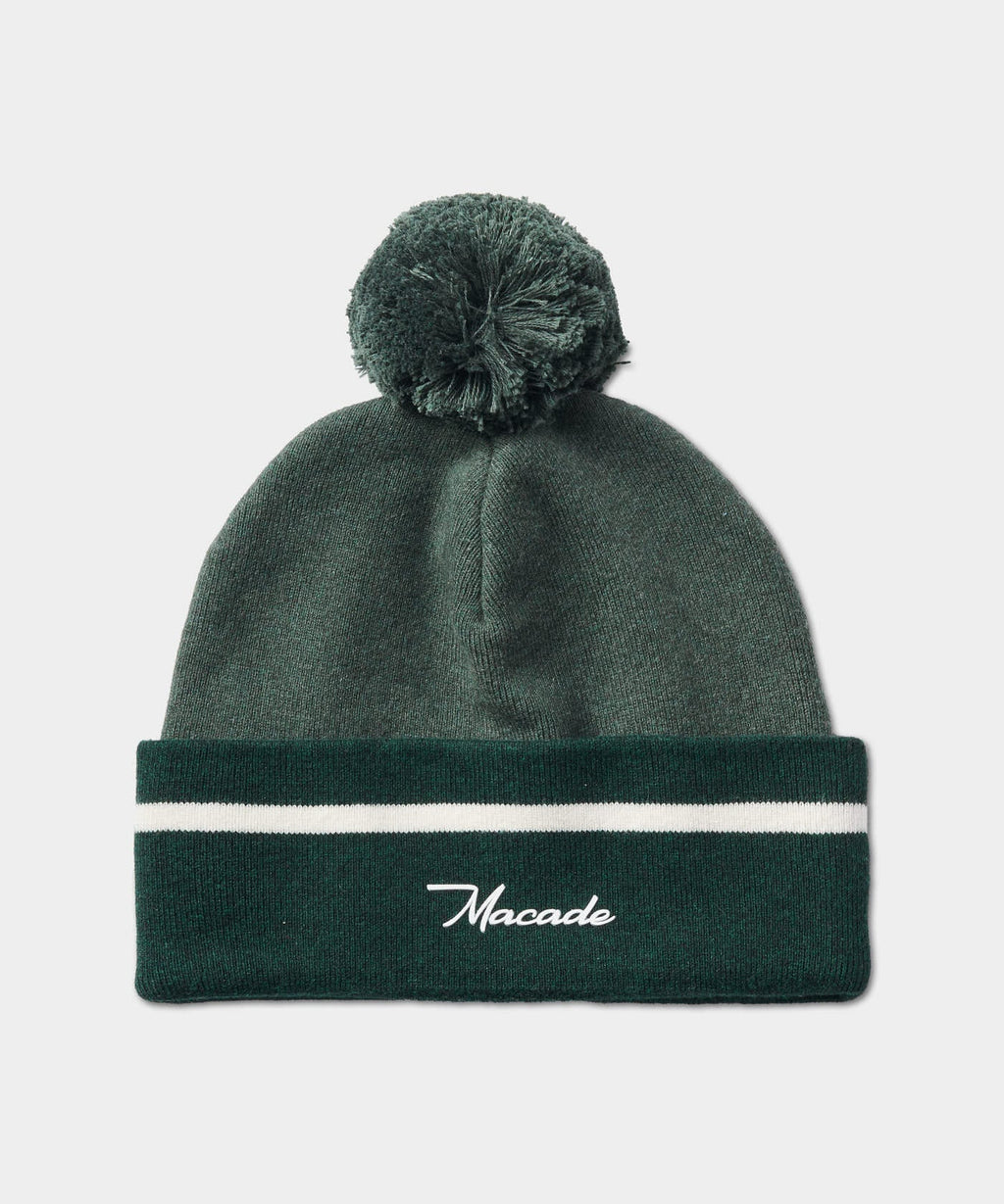 Green Cashmere Blend Course Beanie
