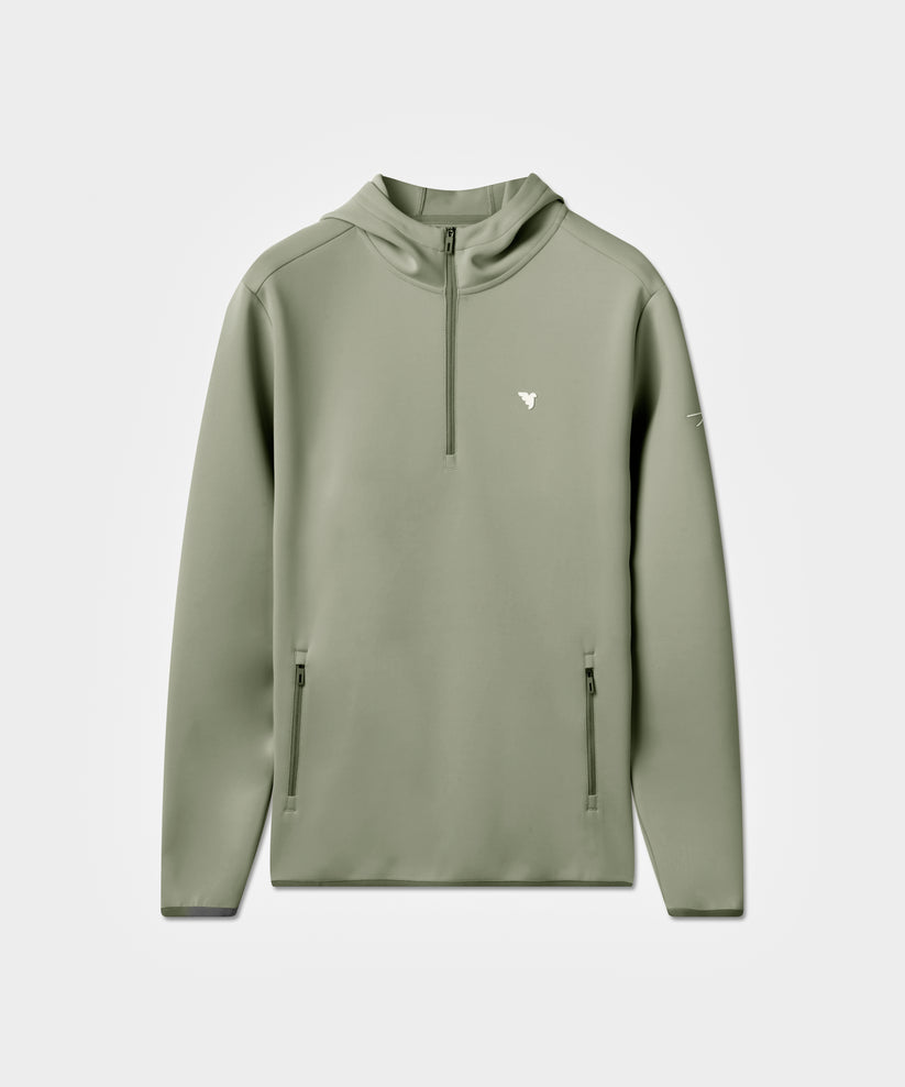 Macade Men's Therma Zip Hoodie - Sage Green