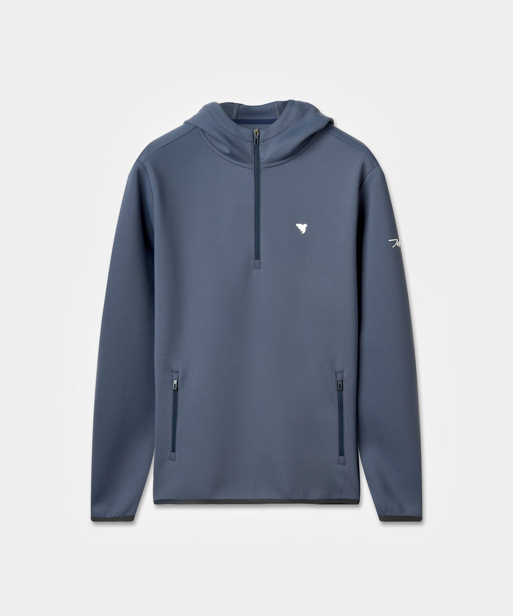 Macade Men's Therma Zip Hoodie - Spruce Blue