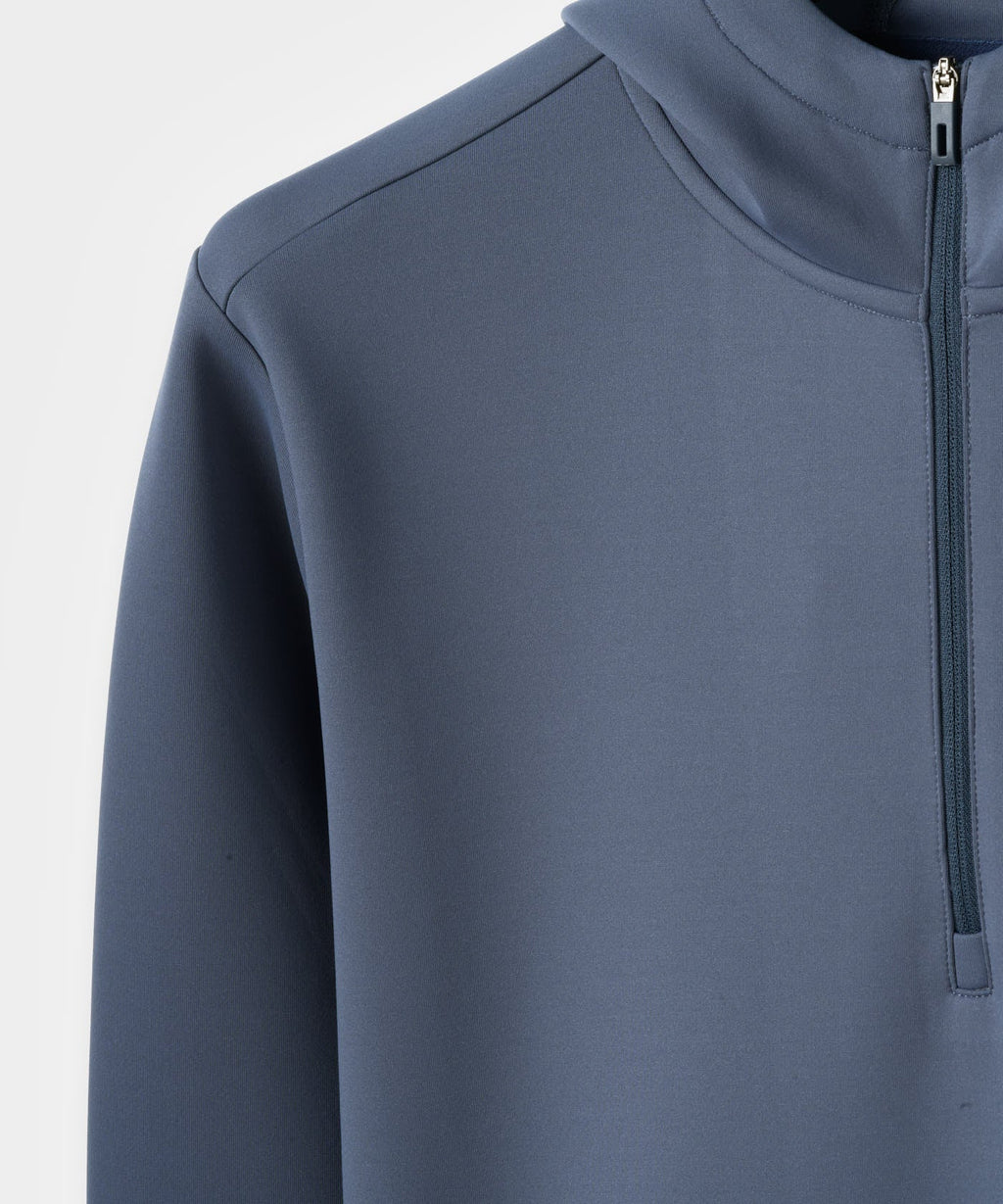 Macade Men's Therma Zip Hoodie - Spruce Blue