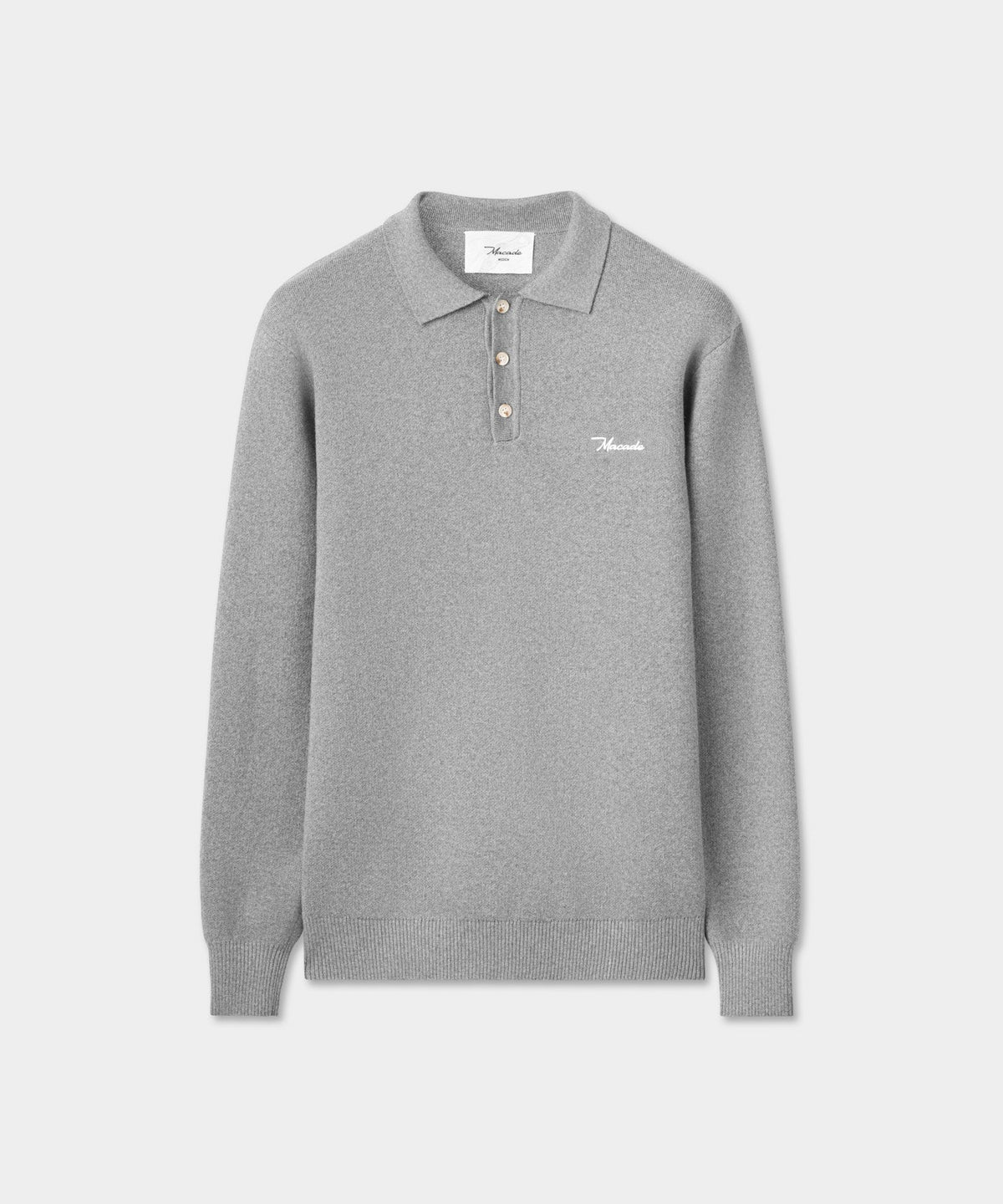 Grey Club Knit Polo