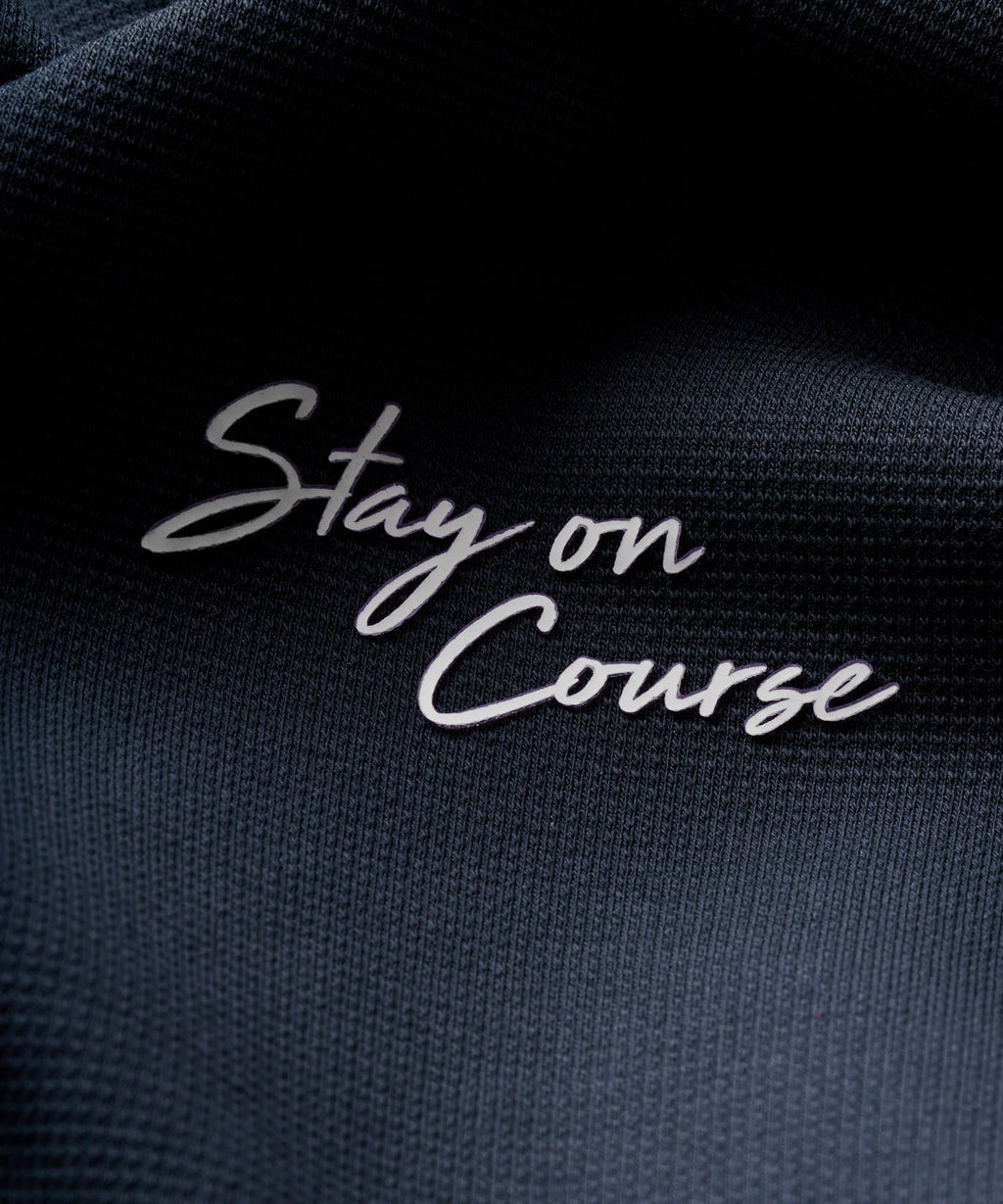 Navy Airlite Henley Sweater