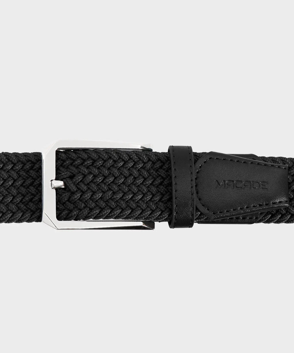 Macade Men's Elastic Black Belt