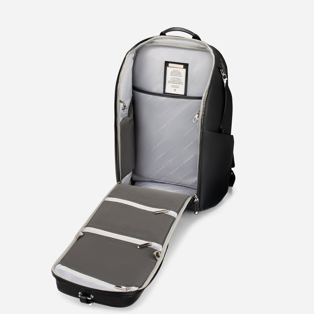 VESSEL PrimeX 2.0 Plus Backpack in Pebbled Black