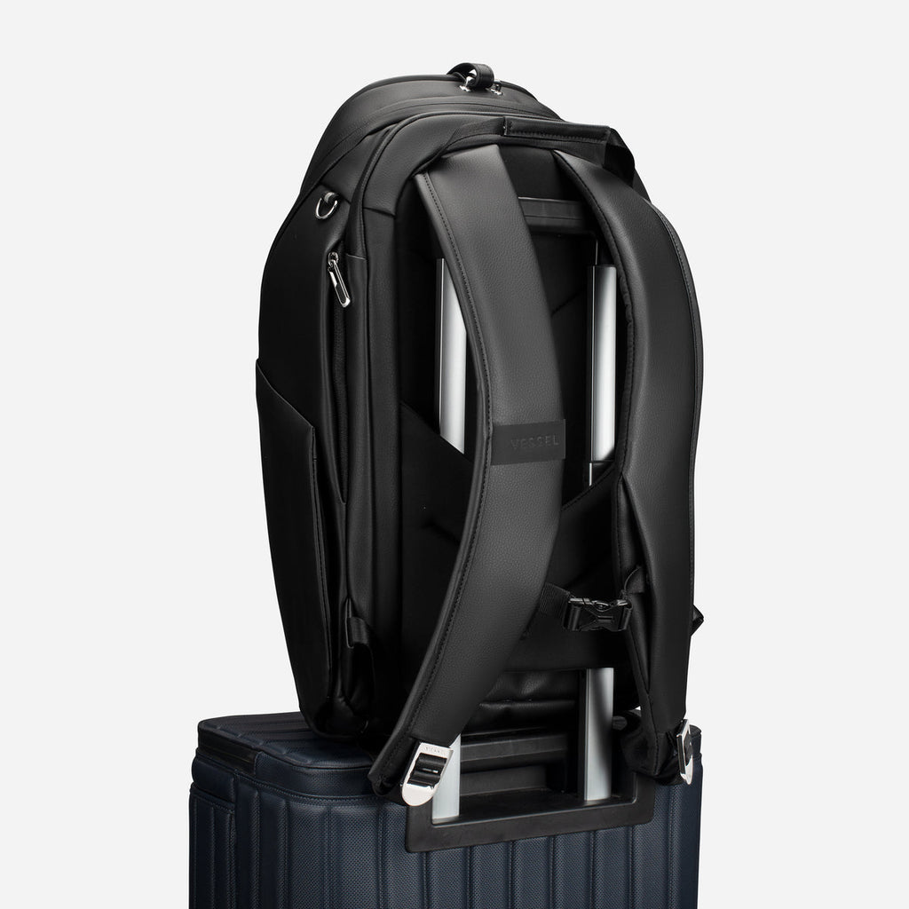 VESSEL PrimeX 2.0 Plus Backpack in Pebbled Black