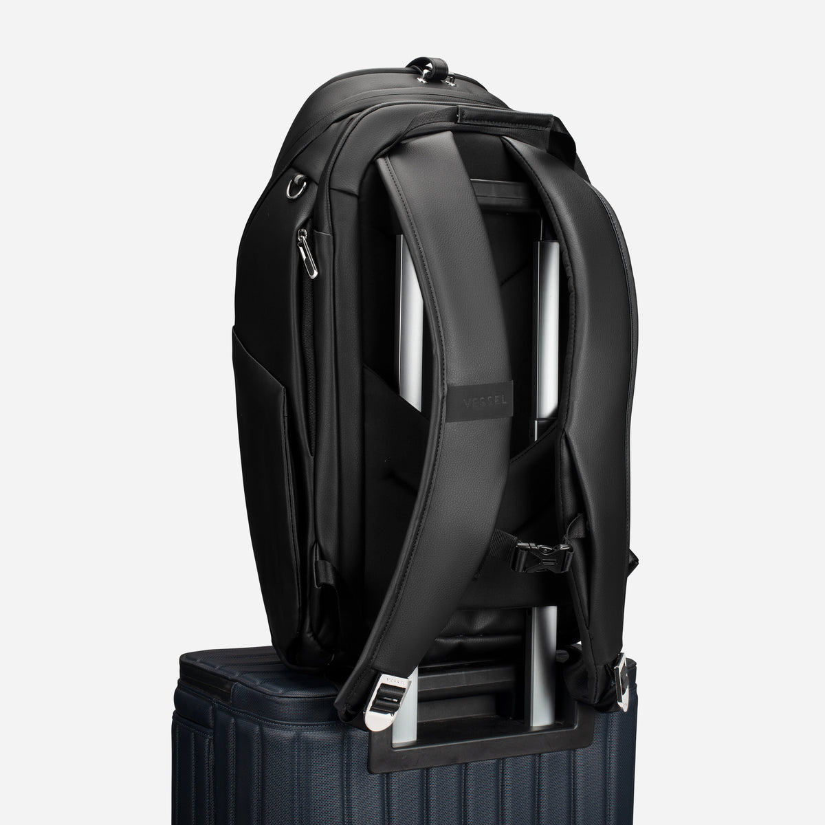 VESSEL PrimeX 2.0 Plus Backpack in Pebbled Black