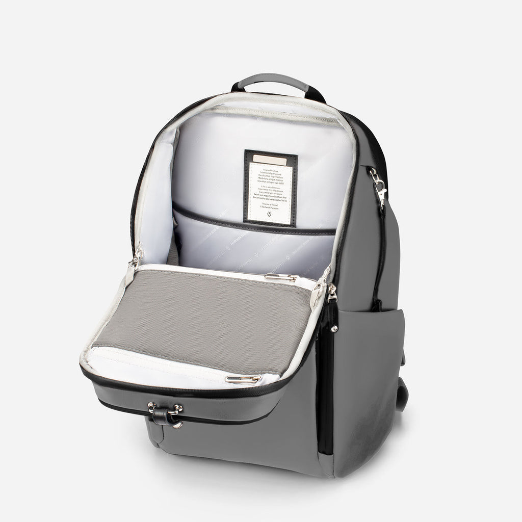 VESSEL PrimeX 2.0 Plus Backpack in Pebbled Grey