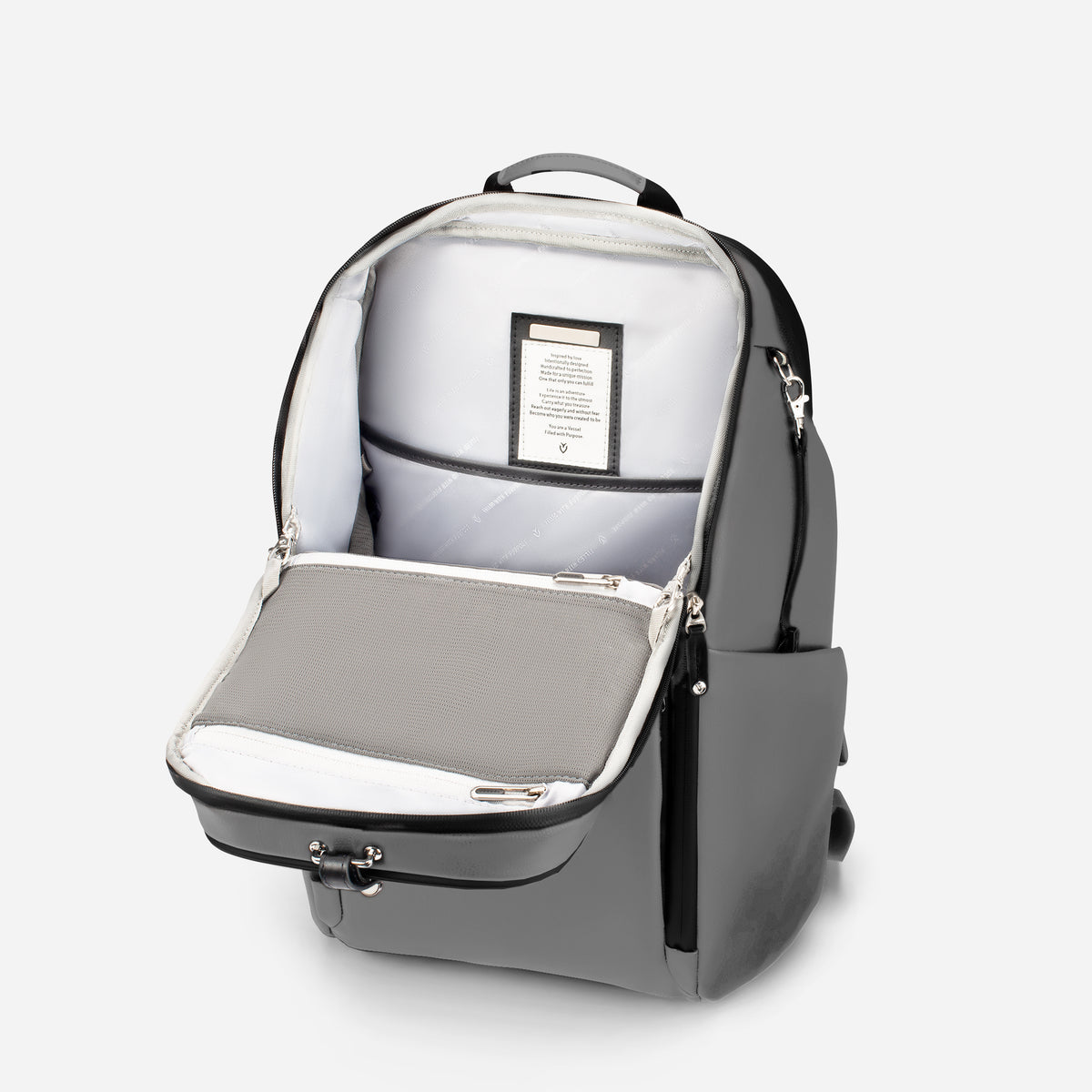 VESSEL PrimeX 2.0 Plus Backpack in Pebbled Grey