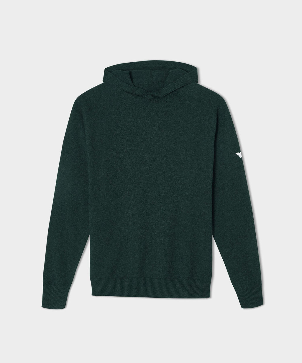 Macade Men's Tech Knit Hoodie - Pine Green