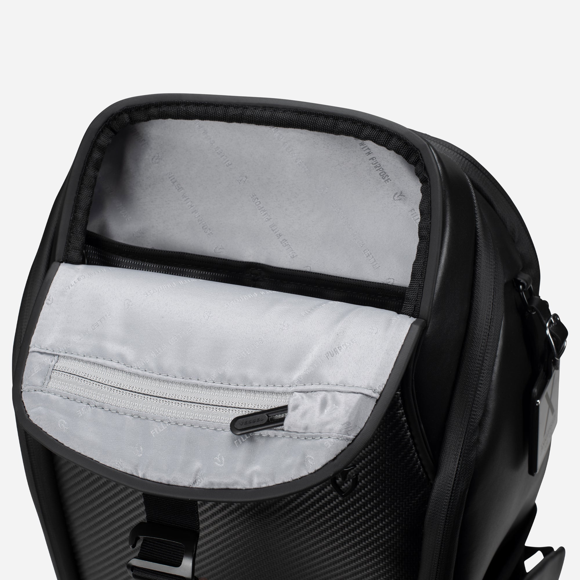 VESSEL PrimeX Carbon Black Backpack