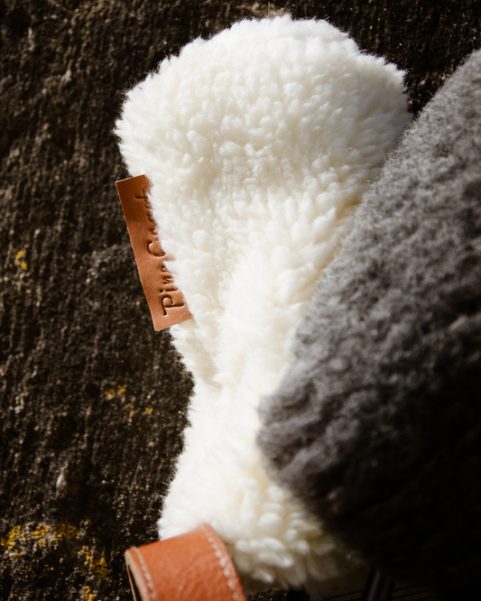 Pine Coast - White Wool Fairway Wood Headcover