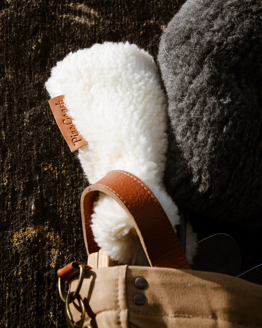 Pine Coast - White Wool Fairway Wood Headcover