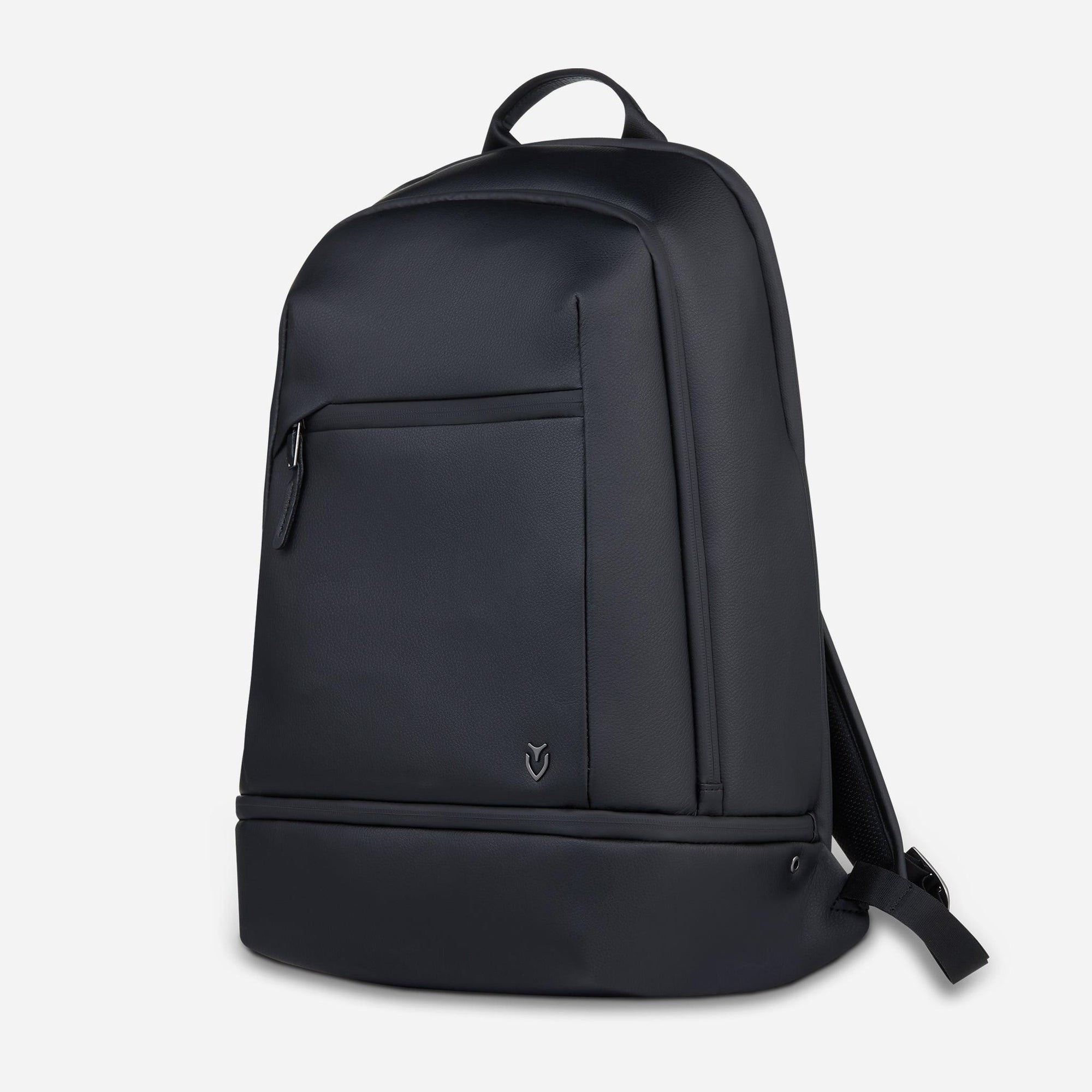 VESSEL Signature Plus Backpack in Pebbled Black