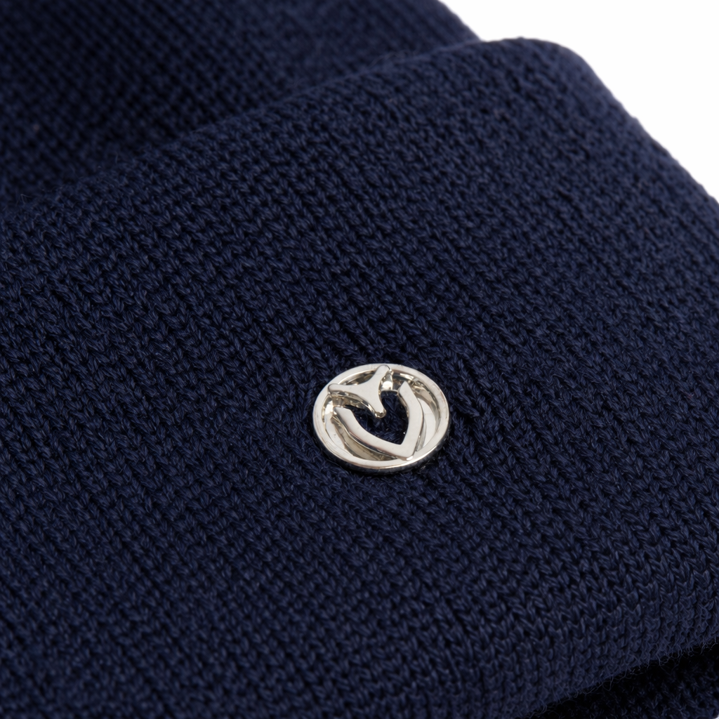 VESSEL Beanie Hat in Navy