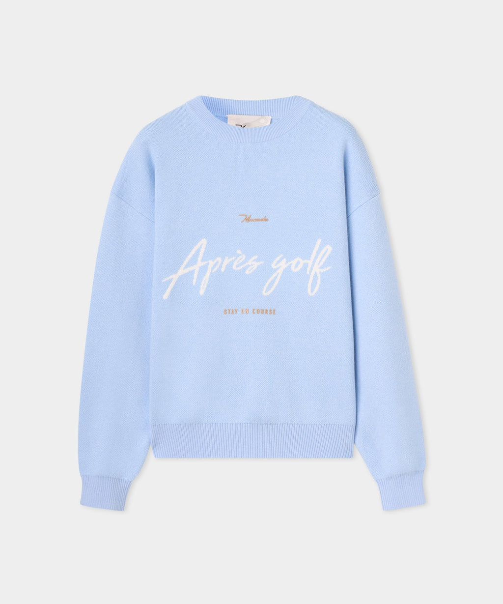 Macade Women's Oversized Knit Sweater - Light Blue